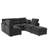 85'' W Chenille Modular Couch Sleeper Sofa-1616643306