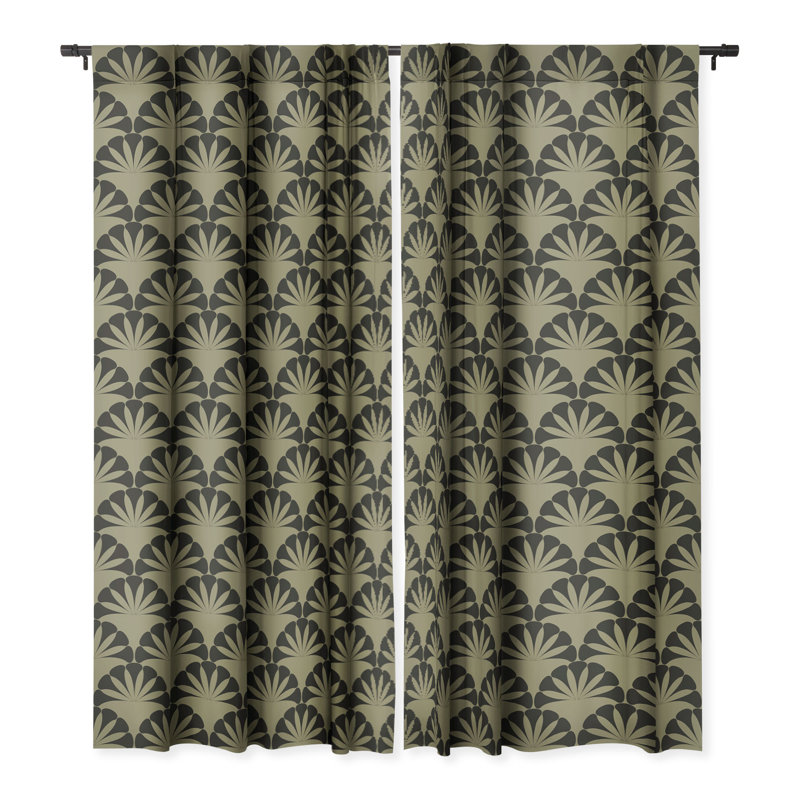 Xain Blackout Curtain Single Panel, 50" W x 84" L