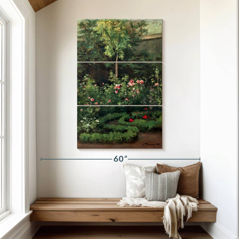 Senne A Rose Garden 1862, H 50 po x l 32 po