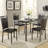 4 - Person Marble Top Four Leg Dining Set