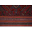 Tapis de couloir unique en laine 7 pi 10 po x 1 pi 10 po rouge
