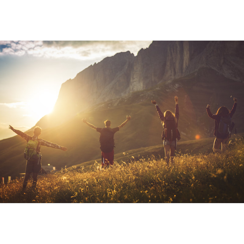 Adventures On The Dolomites - No Frame Print on Canvas, 61cm H x 91cm W