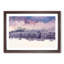 Purple Sky at Winter in Abstract - Picture Frame Graphic Art Print-55765122-55765123