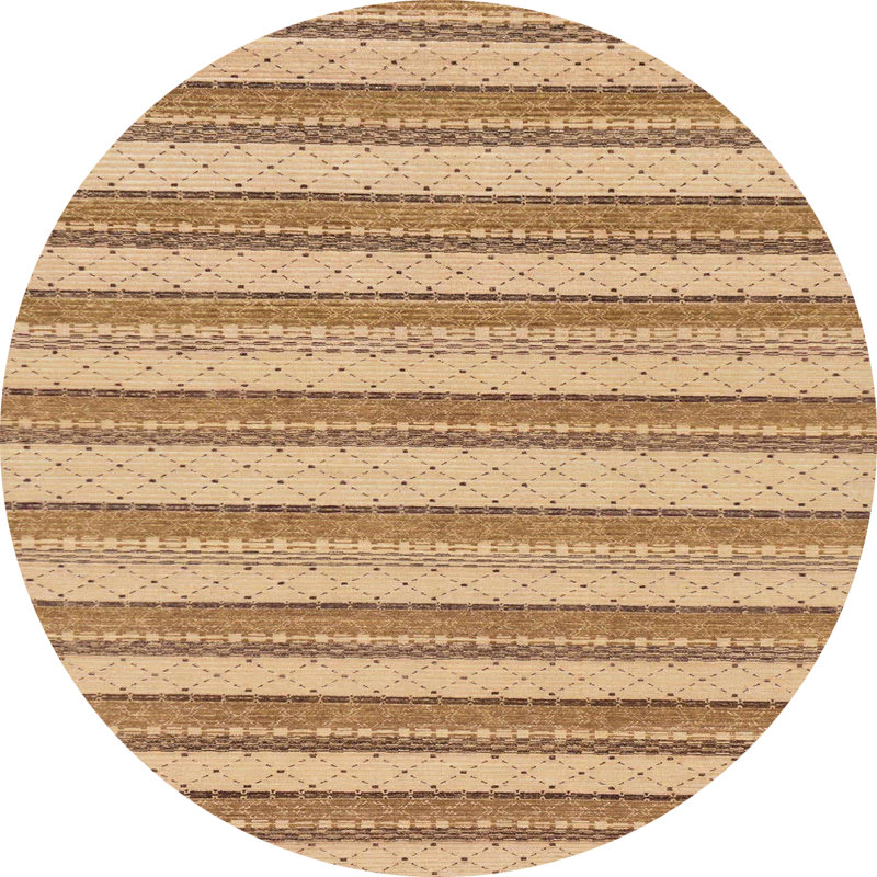 Abstract Indoor Rug, Round 8'