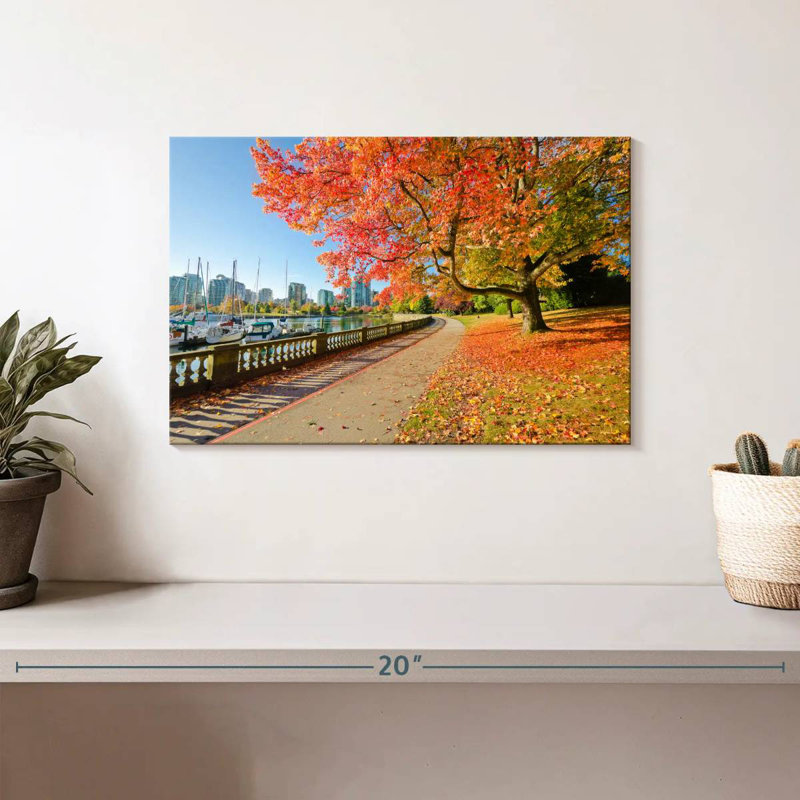 Ravi Stanley Park en automne, H 8 po x l 12 po