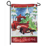 Double Sided 18'' H x 12.5'' W Polyester Animal Garden Flag