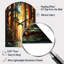 Redwood Shimmering Tree Heights I - horloge murale asymétrique en métal Redwood-104240651