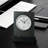 QXG153NLH Classic Modern Clock, Gray
