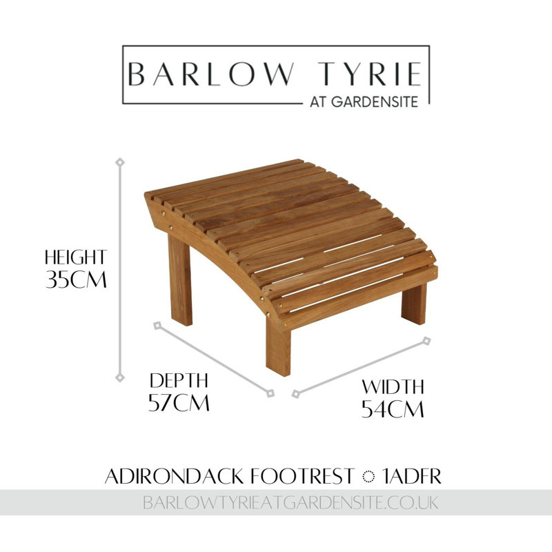 Adirondack Outdoor Teak Ottoman