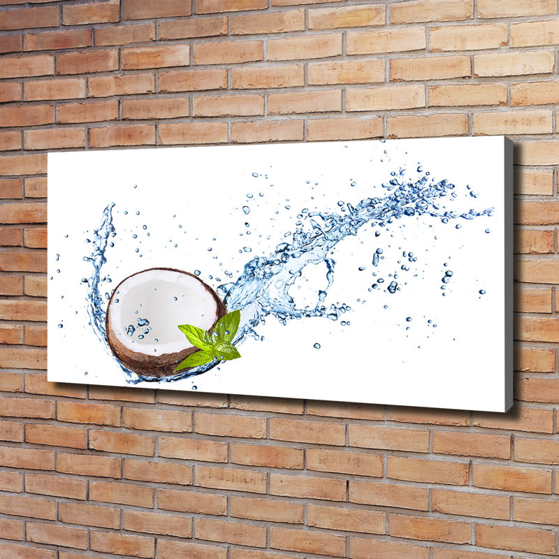 Coconut And Water - Wrapped Canvas Print