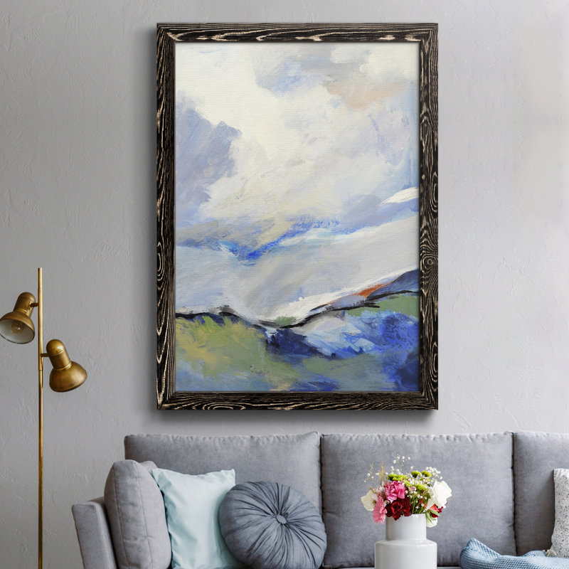 AROund the Clouds III, impression sur papier encadrée, H 31,5 po x l 23,5 po x P 1,5 po, Noir