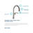 Harmony Pull Down Single Handle Kitchen Faucet-9111803