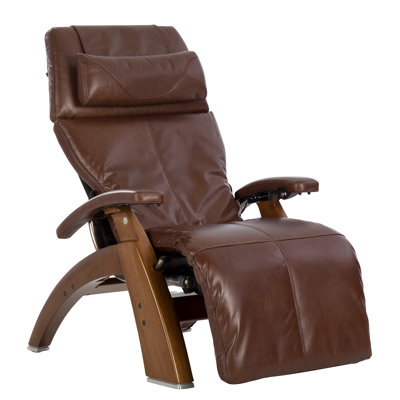 Human Touch Perfect Chair PC610 OmniMotion Classic Zero Gravity Recliner Performance Upholstery Package Walnut Base