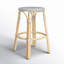 Tabouret de bar et de comptoir en rotin tissé à la main Alastair-799526603-799526606