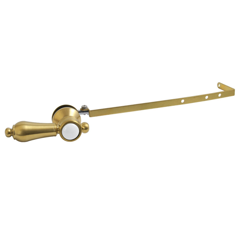 Kingston Brass Heirloom Universal Front Or Side Mount Toilet Tank Lever, Gold/White