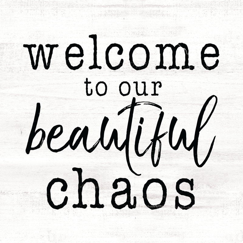 Beautiful Chaos 6 - Wrapped Canvas Print, 30cm H x 30cm W x 3.8cm D
