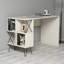 Jarrettsville 2 Piece Writing Desk Office Set with Bookcase-2134887365