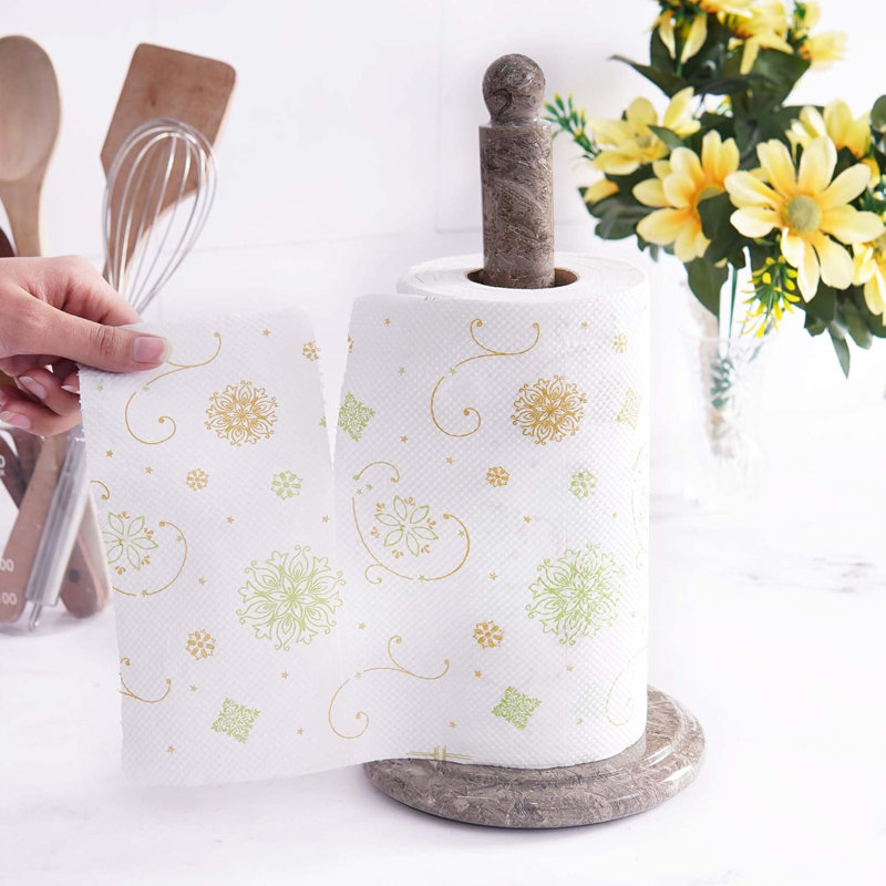 Marble Paper Towel Holder
