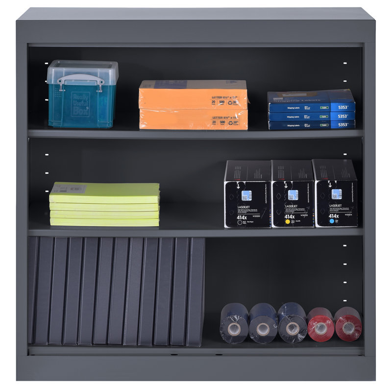 Steel Single Storage Cabinet ( 36'' H x 36'' W x 18'' D), Charcoal