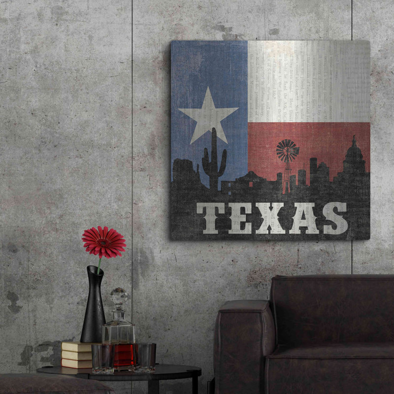 «Texas» par Moira Hershey, H 36 po x l 36 po