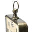 Rectangle Metal Hanging Wall Clock with Handle