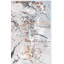Tapis géométrique gris clair / noir Milstein-1426847525