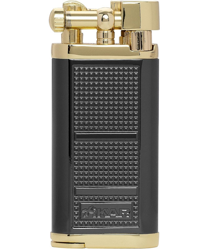 Briquet à flamme souple pour canalisation, Noir / or