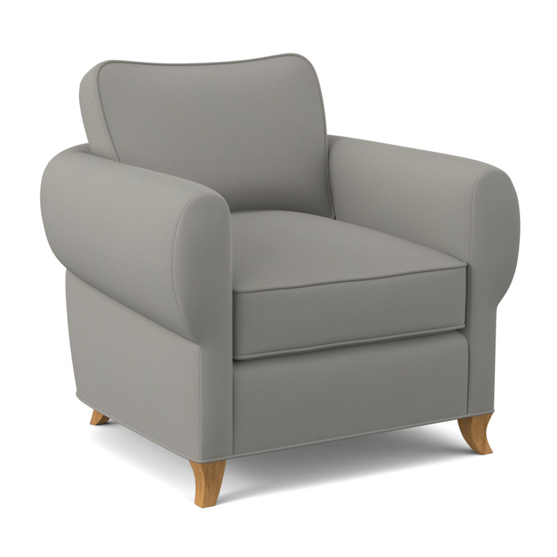Fauteuil cocon, Ambre, 100 % polyester ivoire pétillant