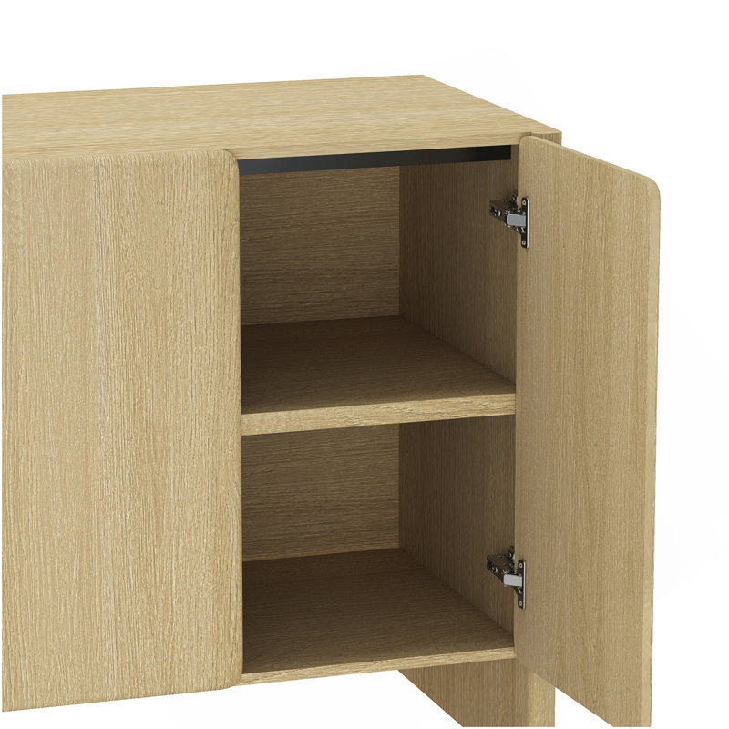 Buffet en chêne naturel 60 "Linda, Chêne
