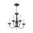 Cloverfield 5 - Light Steel Dimmable Chandelier-67131039