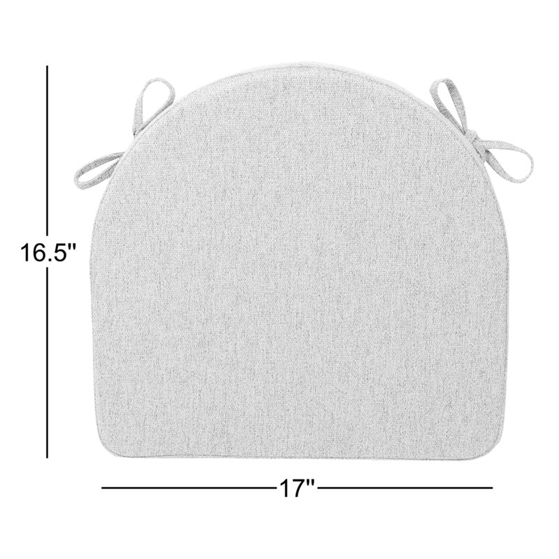 Coussin de siège d'intérieur 1,5 po, Gris