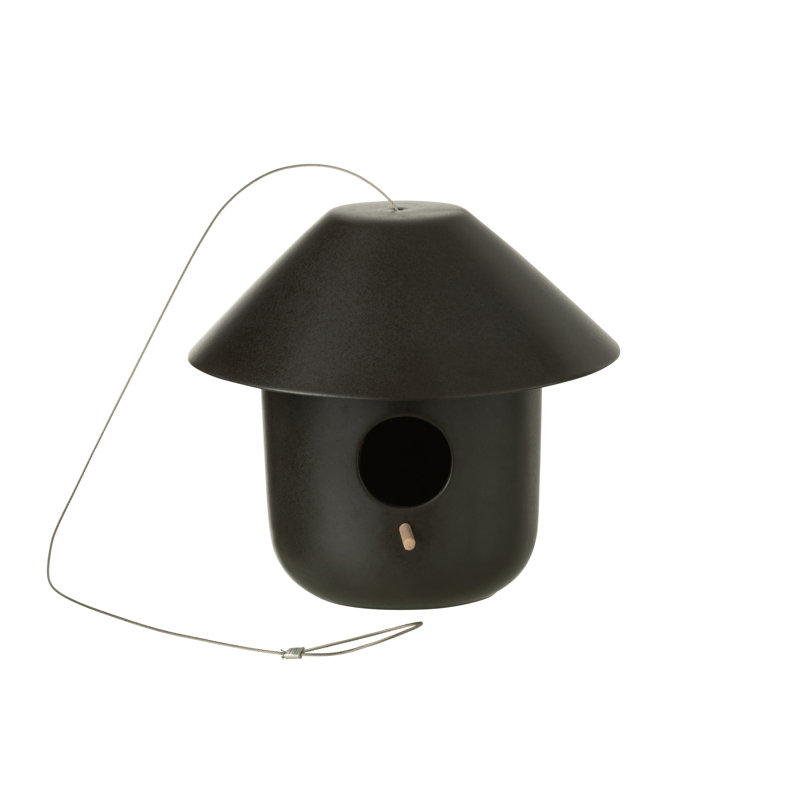 Free Standing Birdhouse, Black