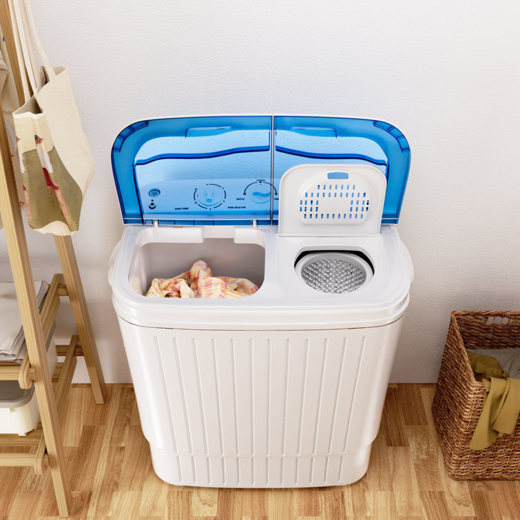 Dalxo Portable Mini Compact Twin Tub Washing Machine Washer -  24.41*27.17*13.93 - Bed Bath & Beyond - 37533183
