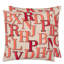 Alphabet Parchment Decorative Pillow