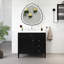 Meuble-lavabo sur pied 36 po avec lavabo en résine-2136566741