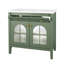 Meuble-lavabo autoportant avec tablette de rangement-568889066