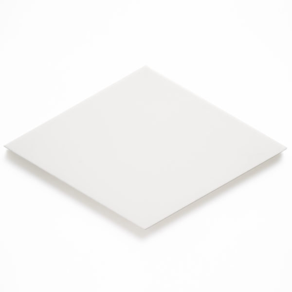 Motion 7.5×13 Harlequin Matte White Porcelain Tile, White