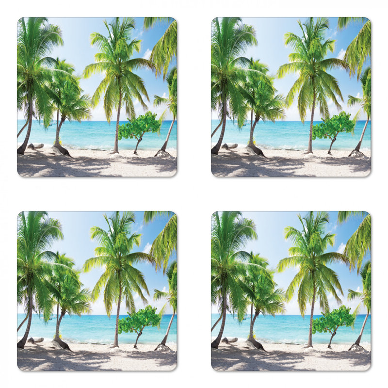 Square 4 Piece Coaster Set