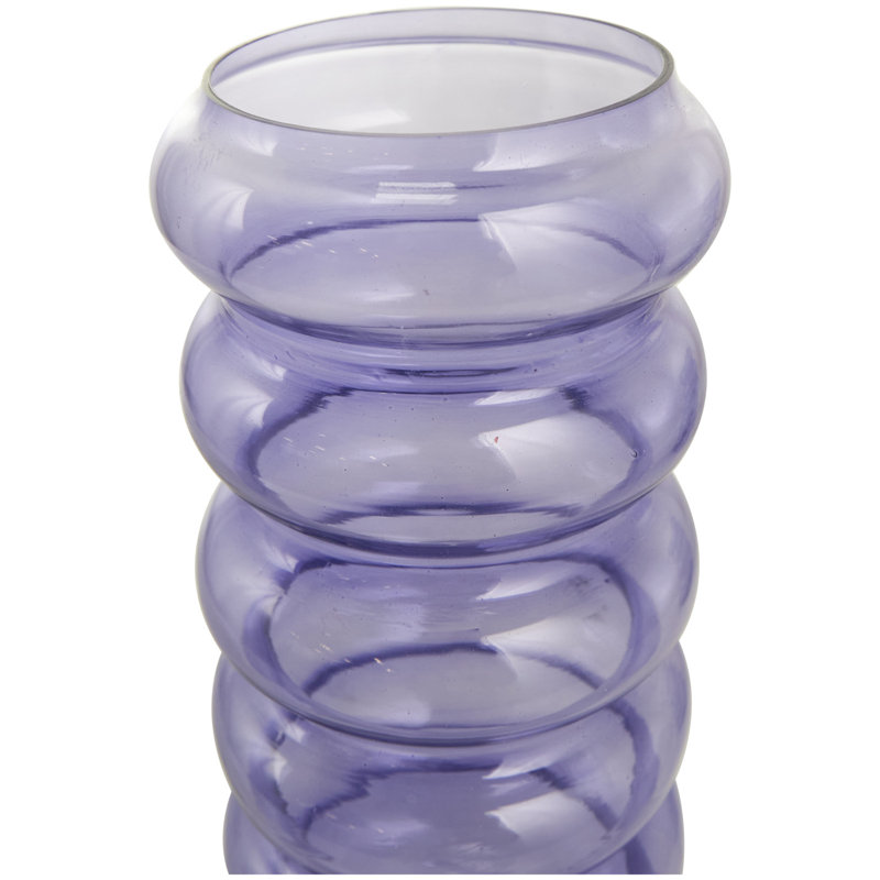 Vase de table en verre Patia, Mauve