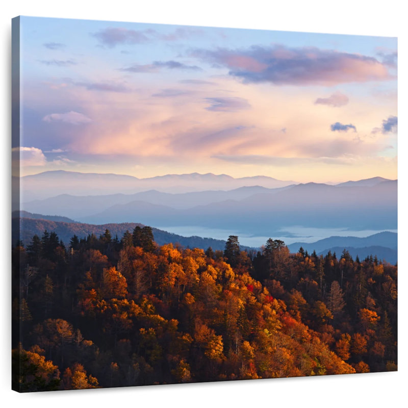 Alvord Smoky Mountain en automne, H 39 po x l 39 po