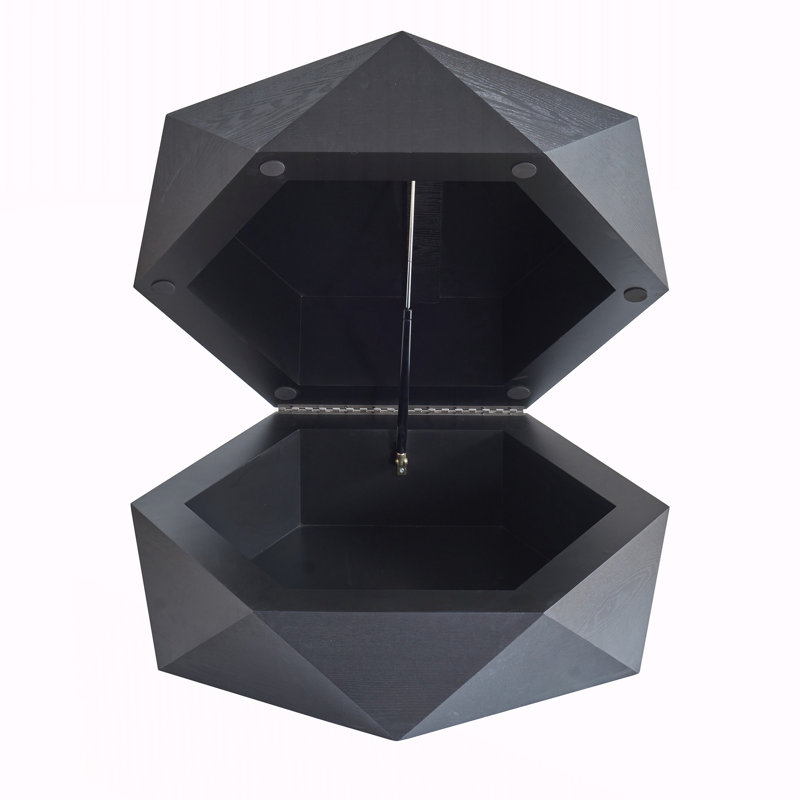 Table basse 36,61 po, Noir