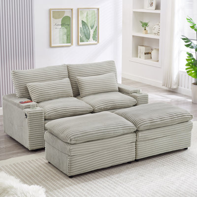 Convertible Sofa Bed with Storage Space