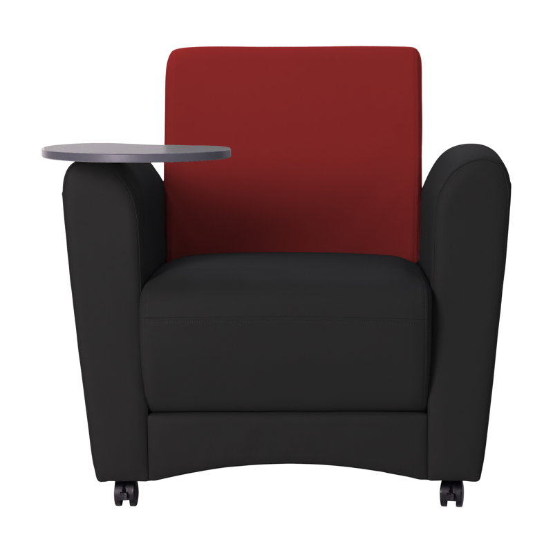 Chaise rembourrée Pro Series, Noir / rouge / strand cosmique