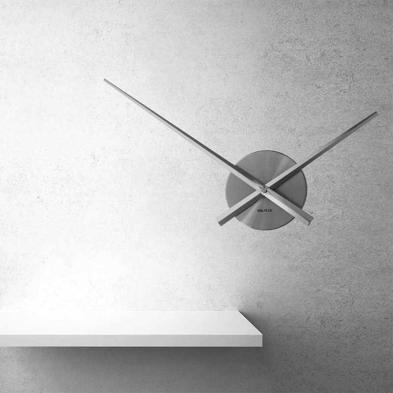 Barrientez Classic Wall Clock, Grey