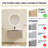 Wall-Mounted Bathroom Vanity With Resin Vanity Top-1451154374-1466330918