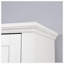 Armoire de rangement pour salle de bain avec 2 portes