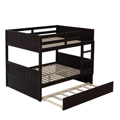 Lit superposé double au-dessus de l'espace avec lit gigogne simple Space Grey