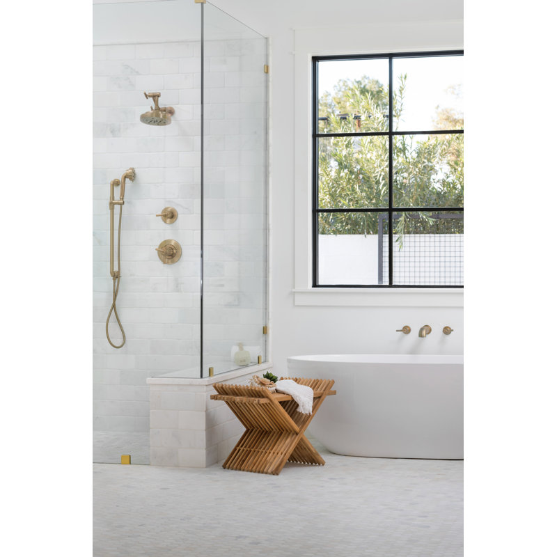 Litze® Handheld Shower Head with Slide Bar and H2OKinetic® Technology, Luxe Nickel