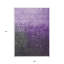 Tapis d'intérieur lavable dégradé mauve 9 pi x 12 pi HomeRoots