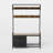 33.1" Wide Hall Tree With 2 Movable Drawers, Shoe Storage, Shelves And Garment Racks, 5-In-1 Entryway Bench With 23 Hooks (Fixed And Movable)